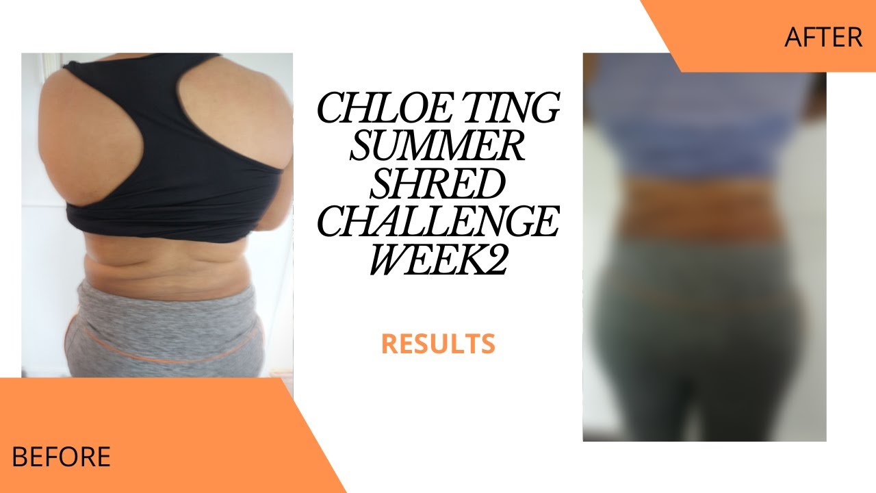I TRIED CHLOE TING'S SUMMER SHRED 2020 week2 RESULTS WEIGHT LOSS