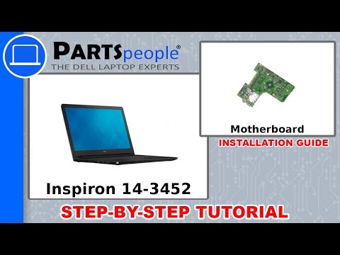 Dell Inspiron 14 3452 P60g003 Motherboard How To Video Tutorial Youtube