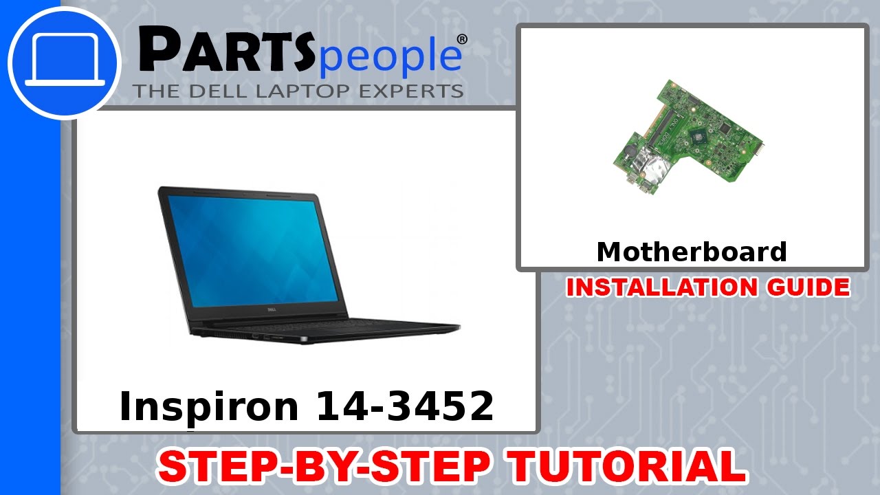 Dell Inspiron 14 3452 P60g003 Motherboard How To Video Tutorial Youtube