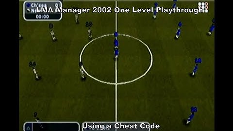 LMA Manager 2002 One Level Playthrough using a Ps1 Cheat Code :D #Playstation #Sony #Ps1 #CheatCodes