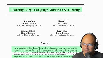 Read a paper: Teaching Large Language Models to Self-Debug