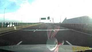 20150629~國3南下114.8K~Lexus後保桿噴出