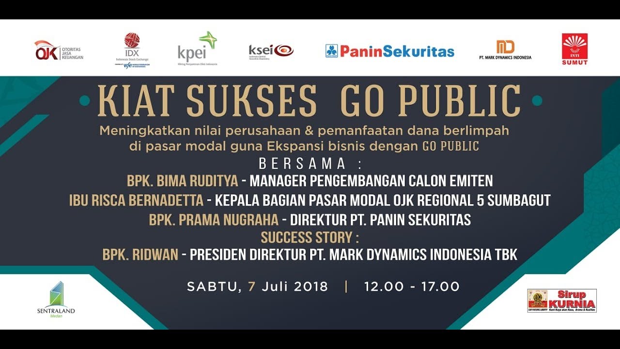 Delisting, Dual Listing, Dividen dan Komisaris Independen untuk Perusahaan GO PUBLIC.