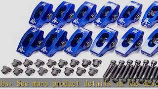 Scorpion Performance 1021 1.6 Ratio Pedestal Mount Roller Rocker Arm for Small Block Ford - Pack of