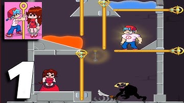 Fnf Boyfriend Rescue Girlfriend - All Levels 1-33 Gameplay Part 1 (Android, iOS)