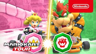 Mario Kart Tour - Peach vs. Bowser Tour Trailer