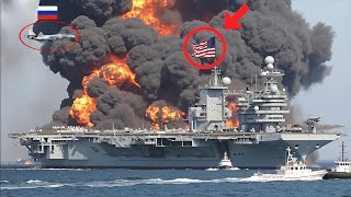 2 Minutes Ago! Russian Su-57 Pilot Brutally Destroys US Aircraft Carrier in the Strait of Hormuz screenshot 2