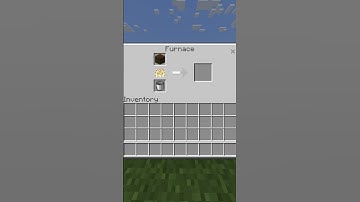 How To Get Charcoal With Smelting In Minecraft #Shorts