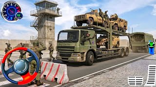 US Army Cargo Simulator Game; 3D Military Cargo Truck Offroad Driving Realistic! Android Gameplay screenshot 5