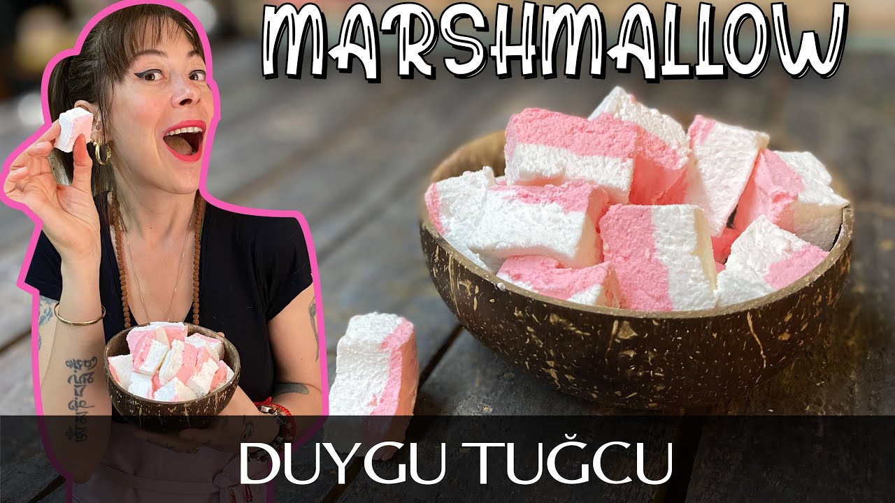 Marhmallow Nasıl Yapılır 🍥| EV YAPIMI YUMUŞACIK MARSHMALLOW🍥 | Chef Duygu Tugcu