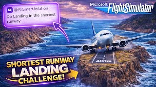 Shortest runway landing challenge