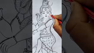 Trend 🥰 shiv ji drawing #drawing #shiv #art #youtube #youtuber #shiva #mahakal #shortfeed #shorts