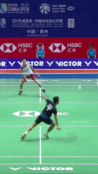 Anthony Ginting and Kento Momota went ultra instinct #shorts #badminton #anthonyginting #kentomomota