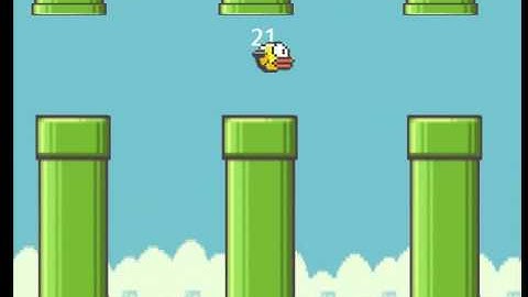 First time around playing Flappy Bird!