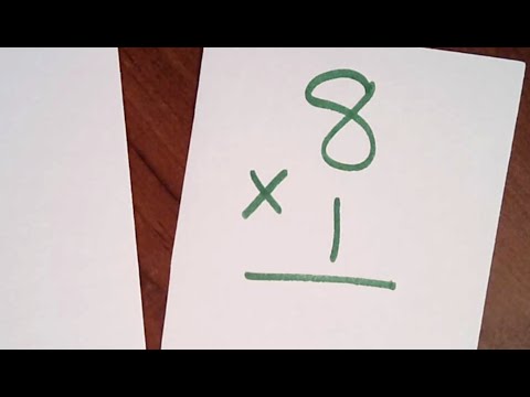 Making Multiplication Flashcards
