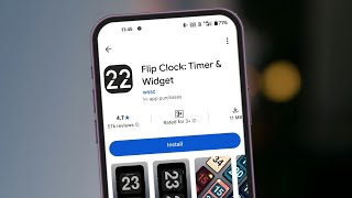 How to use the Flip clock app? screenshot 1