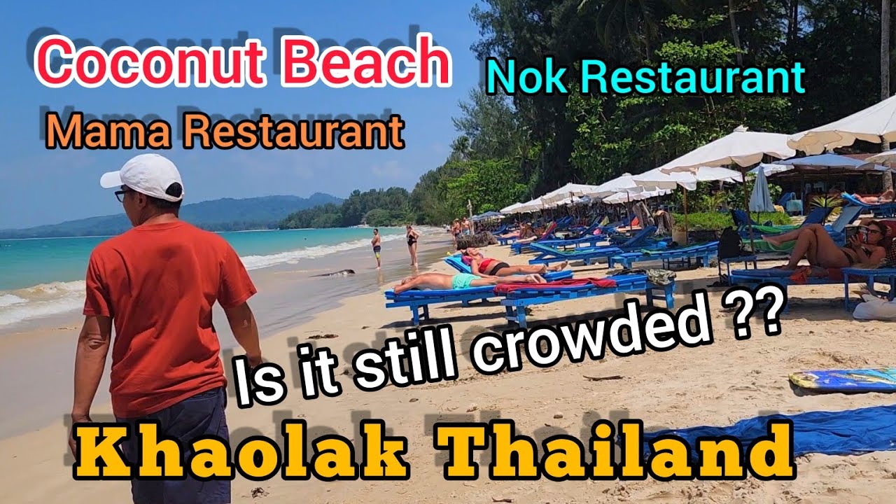 Is it still crowded here ? Coconut Beach Mama Restaurant Nok