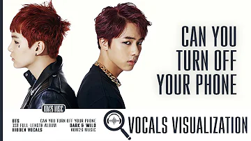 BTS ~ 핸드폰 좀 꺼줄래 (Can You Turn Off Your Phone) ~ Hidden Vocals Visualization