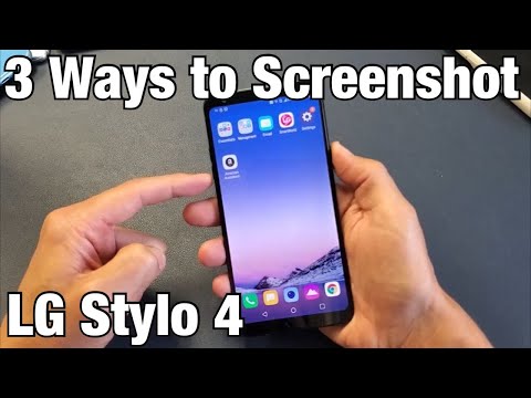 Video: Ako urobíte snímku obrazovky na Stylo 4?