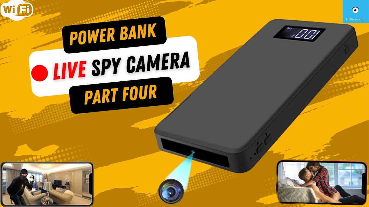 Power Bank Live Hidden Camera (APP-Based)