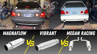 1998-2005 Lexus GS 300 3.0L I6: Magnaflow vs Vibrant vs Megan Racing!