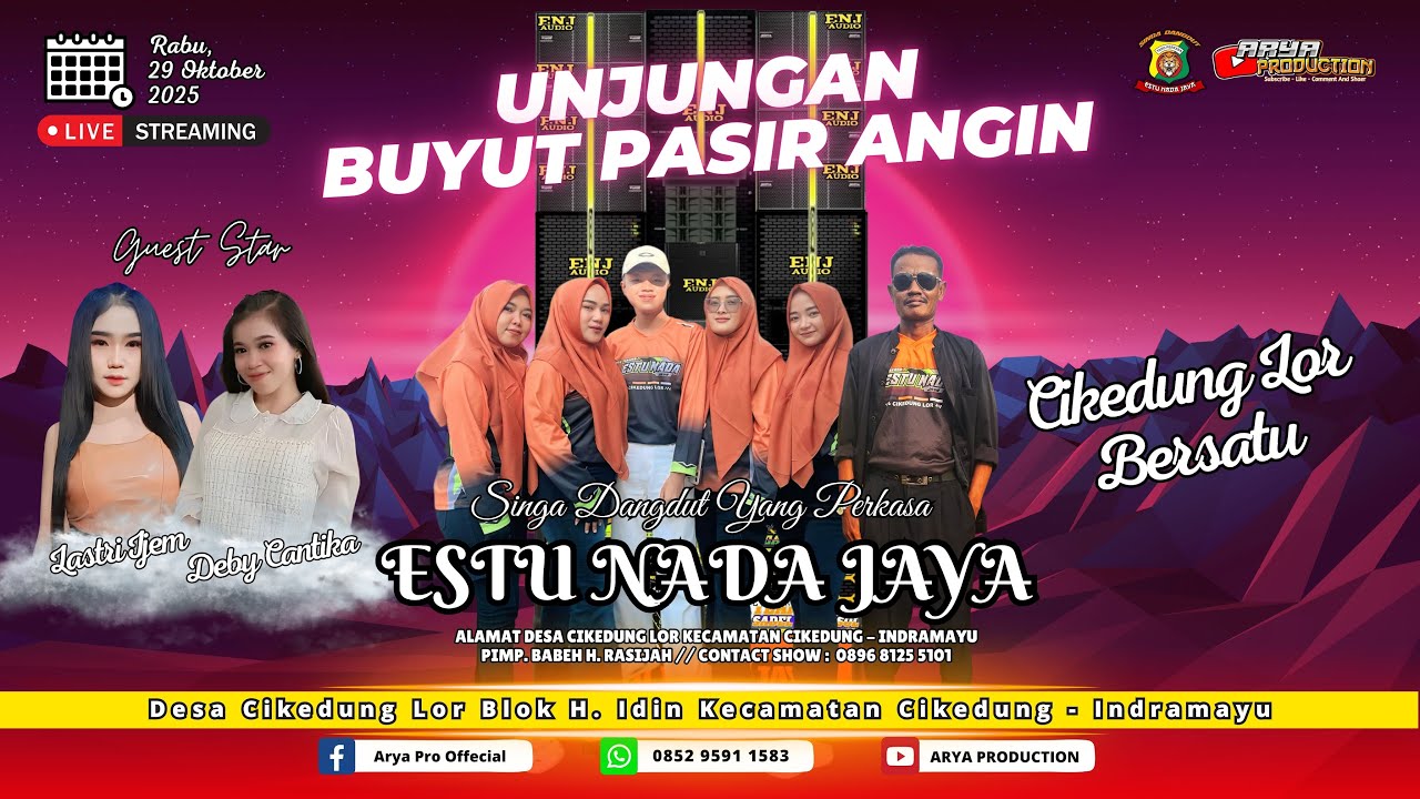 🔴 📡 LIVE STREAMING ❗ SINGA DANGDUT ESTU NADA JAYA ❗ RABU 29 OKTOBER 2025 ❗ CIKEDUNG LOR
