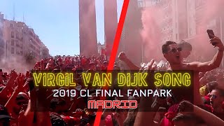 Virgil Van Dijk Song In Madrid Jamie Webster Liverpool Fans And Boss Night