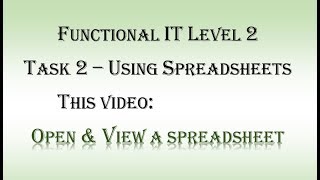 Task 2 Part 1 - ICT FS Edexcel Level 2 March 2014
