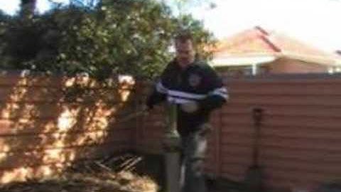 Cold Steel Shamshir Cutting