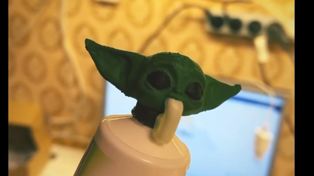 Baby Yoda Toothpaste Topper (Насадка на зубную пасту Малыш Йода) - YouTube