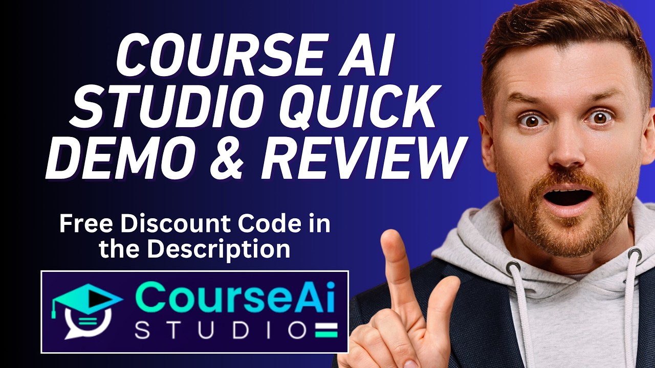 Course AI Studio Quick DEMO & Review | Free Discount Code