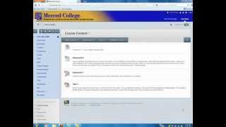 How to set your opening page in Blackboard.avi