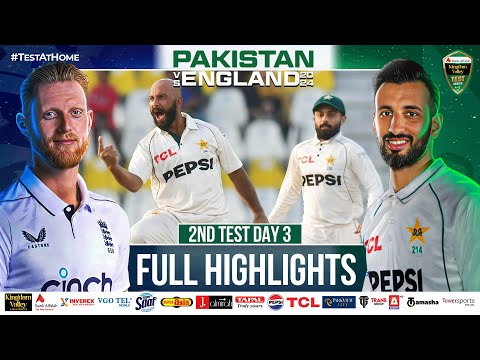 Full Highlights | Pakistan vs England | 2nd Test Day 3 | PCB | M4B1A