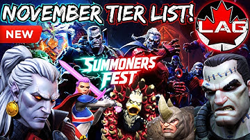 🔥 NEW November Monthly Tier List Update! Dracula & Franken-Castle! Post Summoner Fest & Brawl! -MCOC
