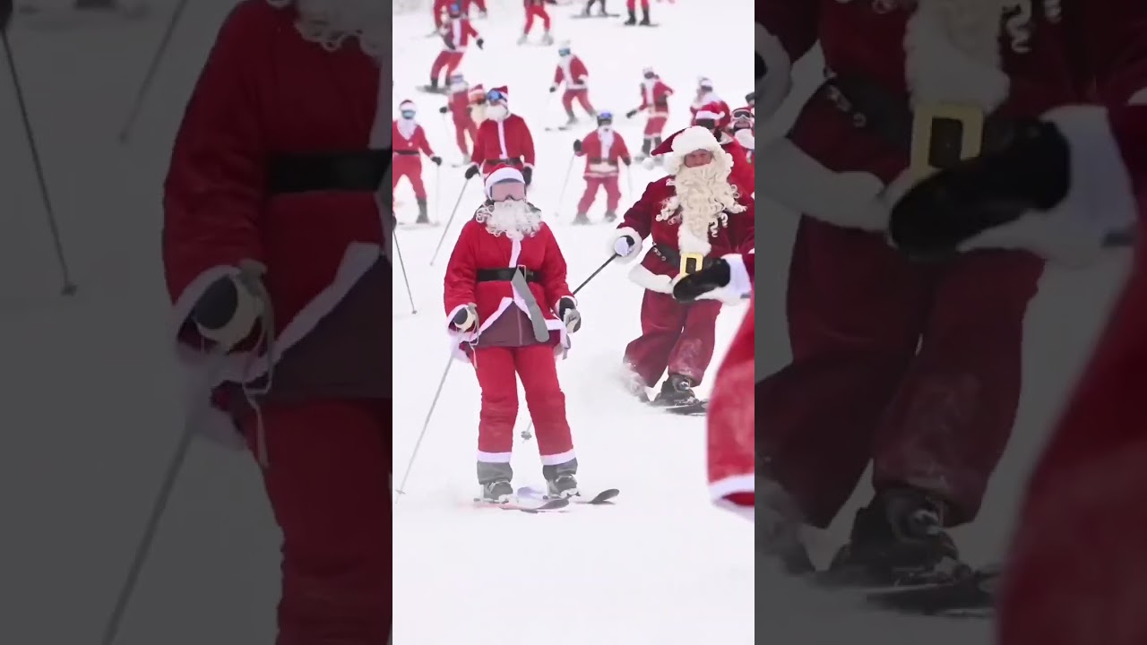 Watch Unbelievable Ski Squad of Santas Arrives! 🎅⛷ #Christmas #Shorts on YouTube Watch Unbelievable Ski Squad of Santas Arrives! 🎅⛷ #Christmas #Shorts on YouTube
