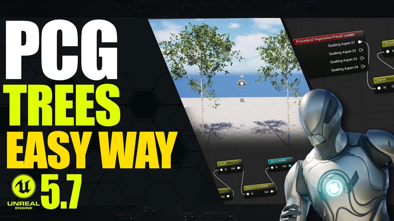 "How to Create Realistic Trees in Unreal Engine 5.7 | PCG Tree System ...