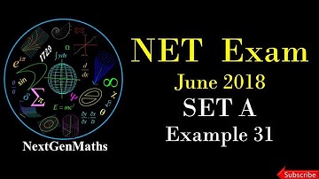 CSIR NET MATHEMATICS Easy Solution Net Exam June 18 [  Abstract Algebra] Example 31