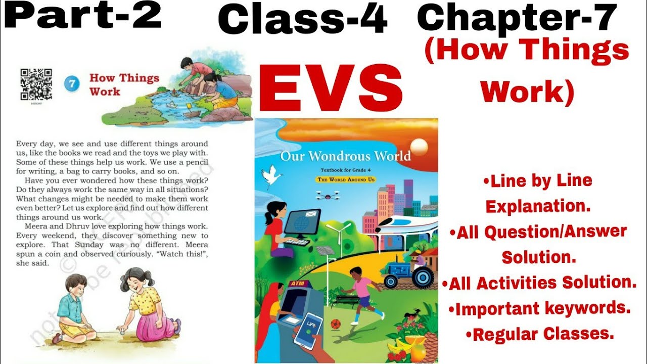 Class-4,EVS, Chapter-7 (How Things Work)/Our wondrous World/New NCERT/@Chaptrek NCERT