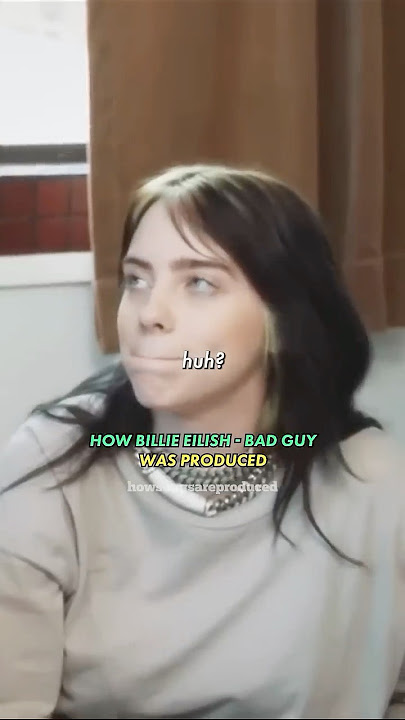 HOW BILLIE EILISH 'BAD GUY' WAS PRODUCED #billieeilish