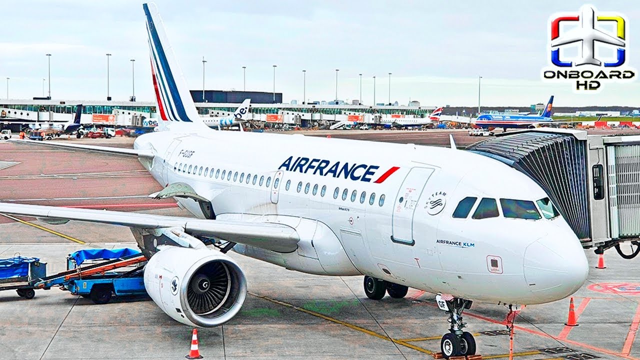 TRIP REPORT | My First Time on A318!! | AIR FRANCE | Barcelona to Paris