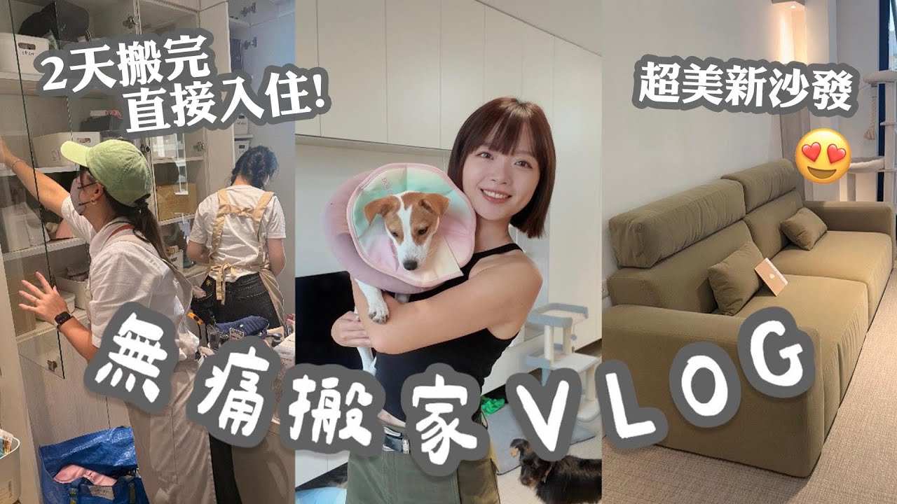 搬家VLOG🏠無痛搬家打包上架一條龍😍/彩妝&衣服斷捨離/新家超大收納空間🧺｜tang_ful