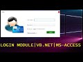 VB.NET - Create login form using | ACCESS DATABASE | LOGIN + REGISTRATION + FORGET PASSWORD