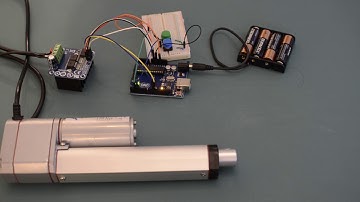 Controlling a Linear Actuator with an Arduino and Motor Driver