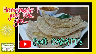 HOW TO MAKE SOFT CHAPATTI'S | HOME MADE CHAPATTI'S By The Art of Mum screenshot 3