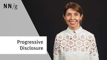 Progressive Disclosure