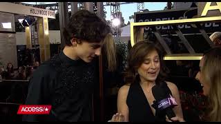 Timothée Chalamet’s Mom Gushing with Pride Over Him Details