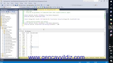 34-) T-SQL With Cube Komutu