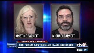 Both parents turn themselves in amid neglect case