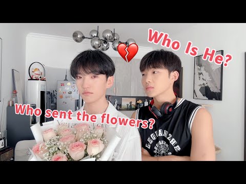 Who Sent The Flowers? 💔Have you fallen in love with someone else? Who Is He? Cute Gay Couple PRANK