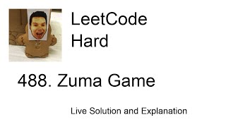 488. Zuma Game (Leetcode Hard) screenshot 4